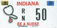 IN_Be_A_Nurse_passenger_Plate