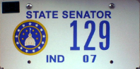 IN_State_Senator_Plate