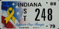 IN_Support_Our_Troops_passenger_Plate